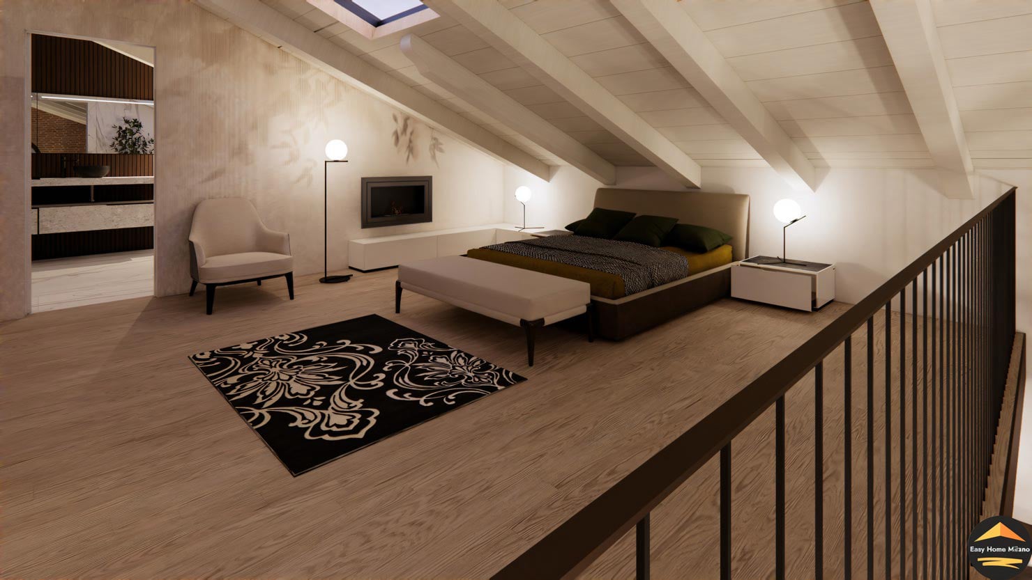 Villa al Mare vista serale