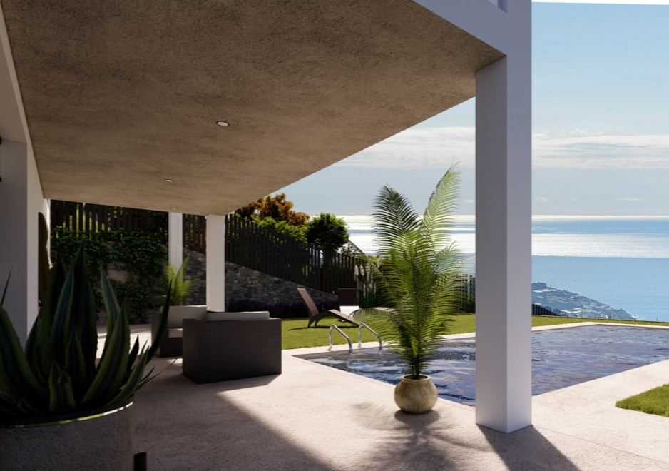 Render BIM Villa al mare