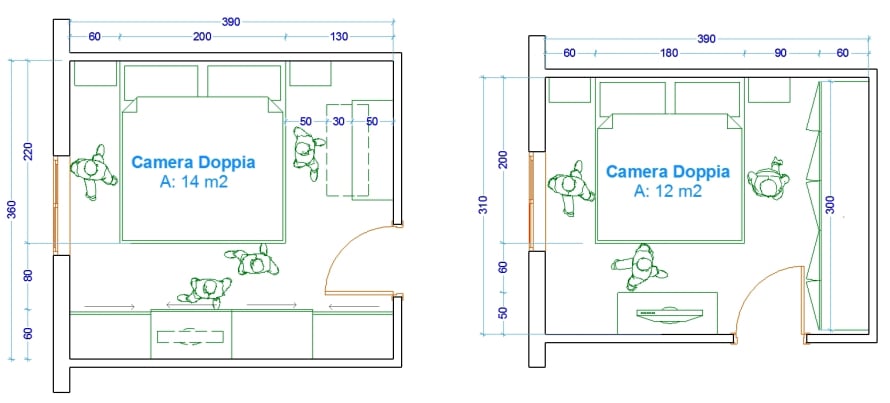 Dimensioni Progetto Camera da letto